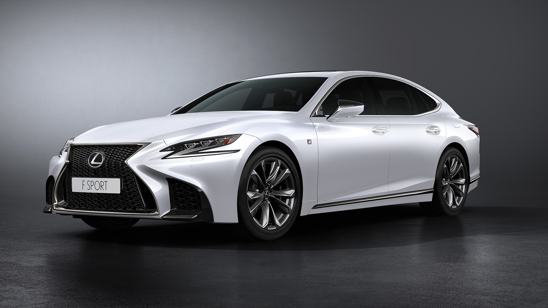 White Lexus F-Sport